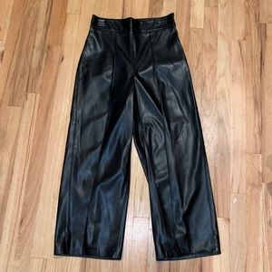 Zara Faux Leather Pants